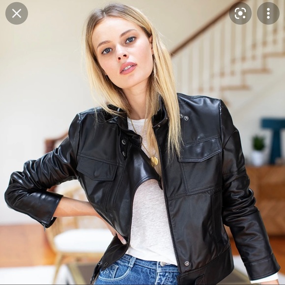 Emerson Fry Jackets & Blazers - Emerson Fry Leather Biker Jacket - Size 4